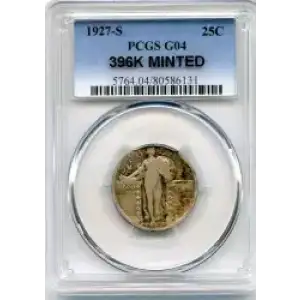 Quarter Dollars---Standing Liberty (3)