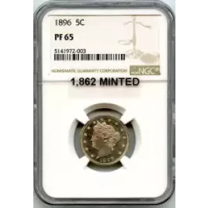 Nickel Five Cent Pieces-Liberty Head 1883-1913 (3)