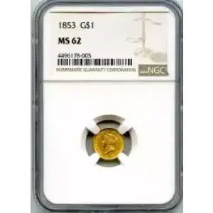 Gold Dollars---Liberty Head 1849-1854 -Gold- 1 Dollar (3)