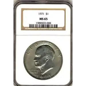 Dollars---Eisenhower 1971-1978 Copper-Nickel- 1 Dollar (3)