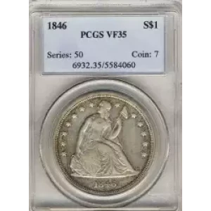 Dollars---Liberty Seated 1840-1873 -Silver- 1 Dollar (3)