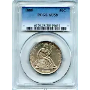 Half Dollars---Liberty Seated 1839-1891 -Silver- 0.5 Dollar (3)