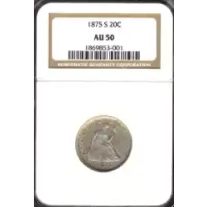 Twenty Cent Pieces-Liberty Seated 1875-1878 (3)