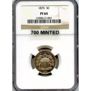 Nickel Five Cent Pieces-Shield 1866-1883 (3)