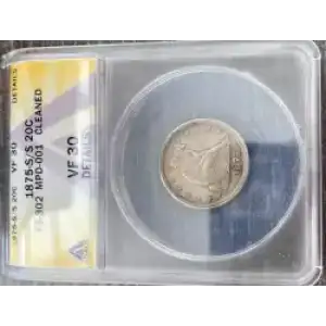 Twenty Cent Pieces-Liberty Seated 1875-1878 (3)