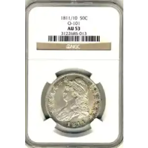 Half Dollars---Capped Bust, Reeded Edge 1836-1839 -Silver- 0.5 Dollar (3)