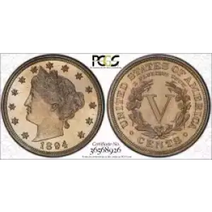 Nickel Five Cent Pieces-Liberty Head 1883-1913 (3)