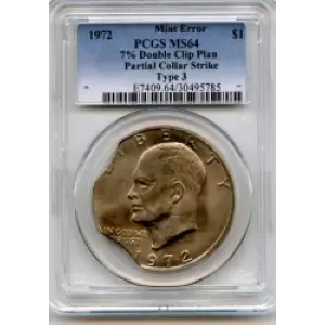 Dollars---Eisenhower 1971-1978 Copper-Nickel- 1 Dollar (3)