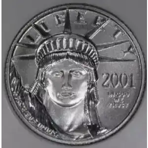 Platinum Bullion-Platinum Eagles--$10 Platinum Eagle 1/10 oz -Platinum- 10 Dollar (3)