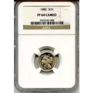 Nickel Three Cent Pieces 1865-1889 (3)