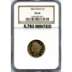 Nickel Five Cent Pieces-Liberty Head 1883-1913 (3)