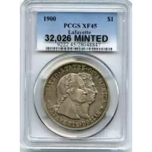 Classic Commemorative Silver--- Lafayette Dollar 1900 (3)