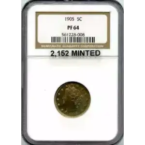 Nickel Five Cent Pieces-Liberty Head 1883-1913 (3)