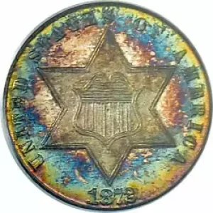 Silver Three Cent Pieces Trimes-1851-1873 (3)