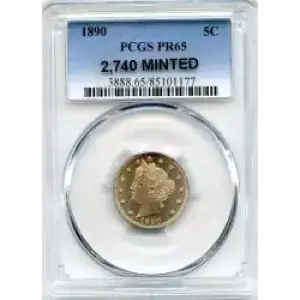 Nickel Five Cent Pieces-Liberty Head 1883-1913 (3)