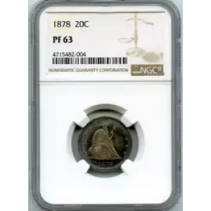 Twenty Cent Pieces-Liberty Seated 1875-1878 (3)