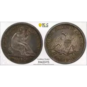 Half Dollars---Liberty Seated 1839-1891 -Silver- 0.5 Dollar (3)