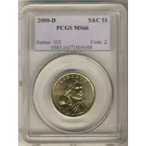 Sacagawea 2000-2017 - Brass Dollar (3)