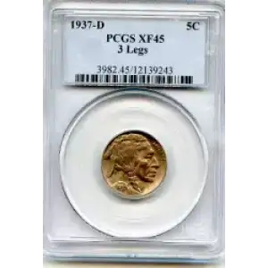 Nickel Five Cent Pieces-Indian Head or Buffalo (3)