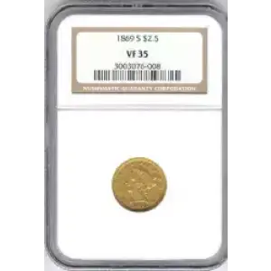 Quarter Eagles---Liberty Head 1840-1907 -Gold- 2.5 Dollar (3)