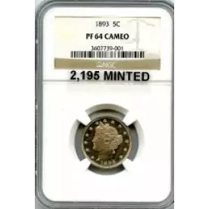 Nickel Five Cent Pieces-Liberty Head 1883-1913 (3)