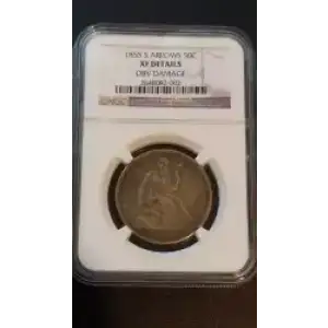 Half Dollars---Liberty Seated 1839-1891 -Silver- 0.5 Dollar (3)