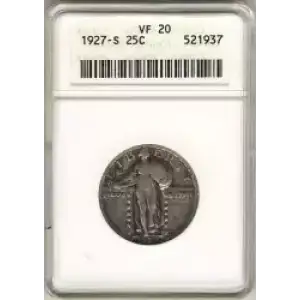 Quarter Dollars---Standing Liberty (3)
