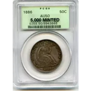 Half Dollars---Liberty Seated 1839-1891 -Silver- 0.5 Dollar (3)