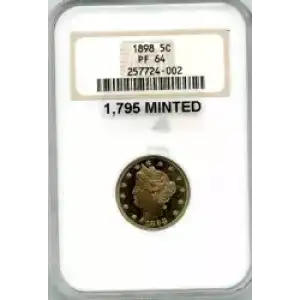 Nickel Five Cent Pieces-Liberty Head 1883-1913 (3)