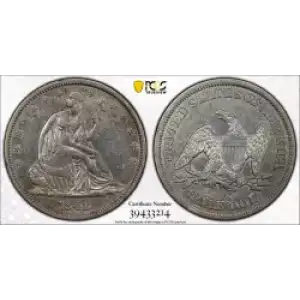 Half Dollars---Liberty Seated 1839-1891 -Silver- 0.5 Dollar (3)