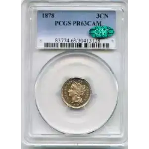 Nickel Three Cent Pieces 1865-1889 (3)