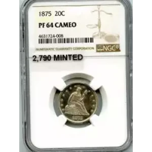 Twenty Cent Pieces-Liberty Seated 1875-1878 (3)