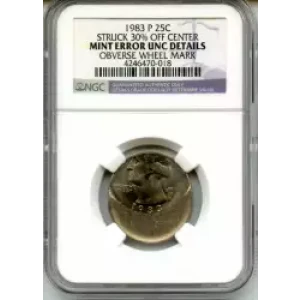 Quarter Dollars-Washington --Clad Coinage 1965-Present -Copper-Nickel- 0.25 Dollar (3)