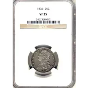 Quarter Dollars---Capped Bust (3)