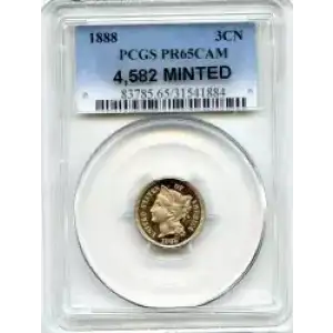 Nickel Three Cent Pieces 1865-1889 (3)