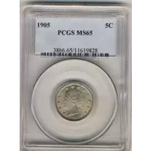 Nickel Five Cent Pieces-Liberty Head 1883-1913 (3)