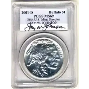 Modern Commemoratives --- American Buffalo Commemorative 2001-Silver- 1 Dollar (3)