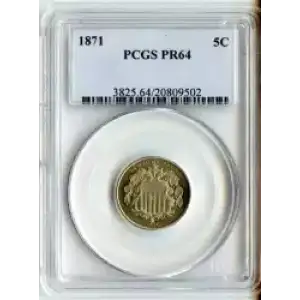 Nickel Five Cent Pieces-Shield 1866-1883 (3)