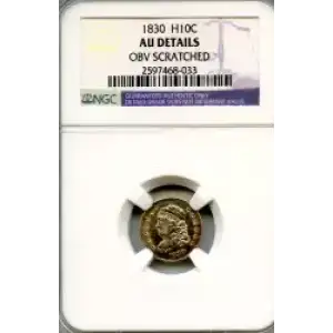 Half Dimes---Capped Bust 1829-1837 -Silver- 0.5 Dime (3)