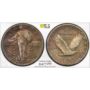 Quarter Dollars---Standing Liberty (3)