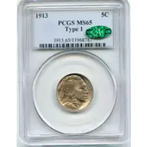 Nickel Five Cent Pieces-Indian Head or Buffalo (3)