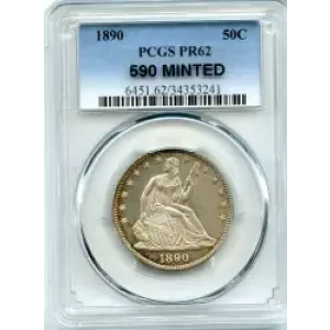 Half Dollars---Liberty Seated 1839-1891 -Silver- 0.5 Dollar (3)