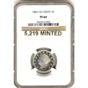 Nickel Five Cent Pieces-Liberty Head 1883-1913 (3)