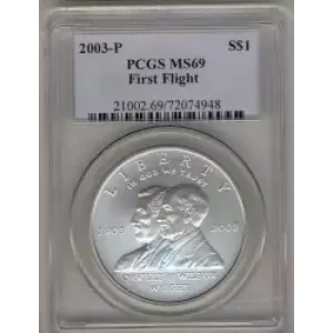 Modern Commemoratives --- First Flight Centennial 2003 -Silver- 1 Dollar (3)