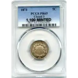 Nickel Five Cent Pieces-Shield 1866-1883 (3)