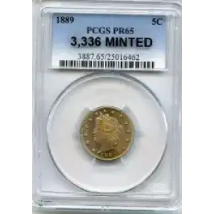 Nickel Five Cent Pieces-Liberty Head 1883-1913 (3)