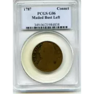 Post Colonial Issues -Coinage of the States-Connecticut -copper (3)