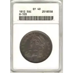 Half Dollars---Capped Bust, Reeded Edge 1836-1839 -Silver- 0.5 Dollar (3)