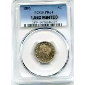 Nickel Five Cent Pieces-Liberty Head 1883-1913 (3)