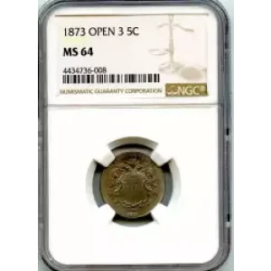 Nickel Five Cent Pieces-Shield 1866-1883 (3)